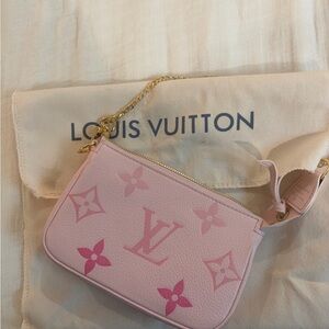 Louis Vuitton Pink Monogram Clutch